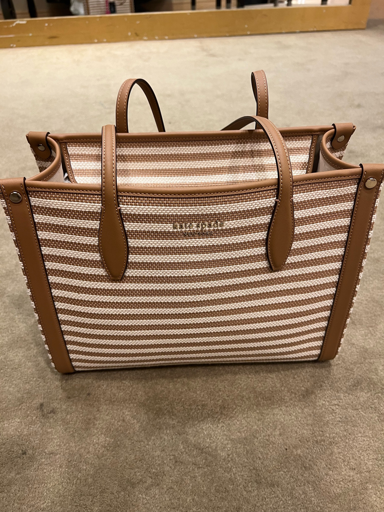 Stripe tote bag - Little Liffner - … curated on LTK