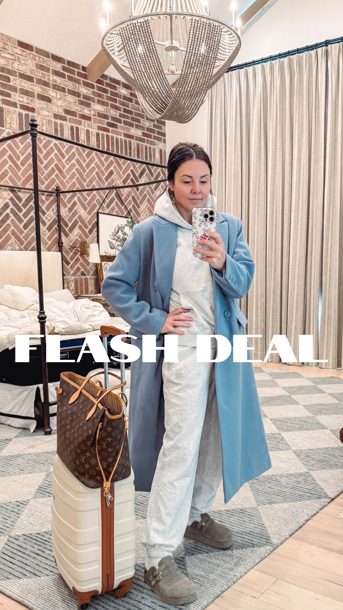 This 6 piece luggage set is on sale right now for a great deal! I have been using these suitcases for over a year now and they have held up great. I love the color and all the sizes this set comes with. 

#LTKSaleAlert