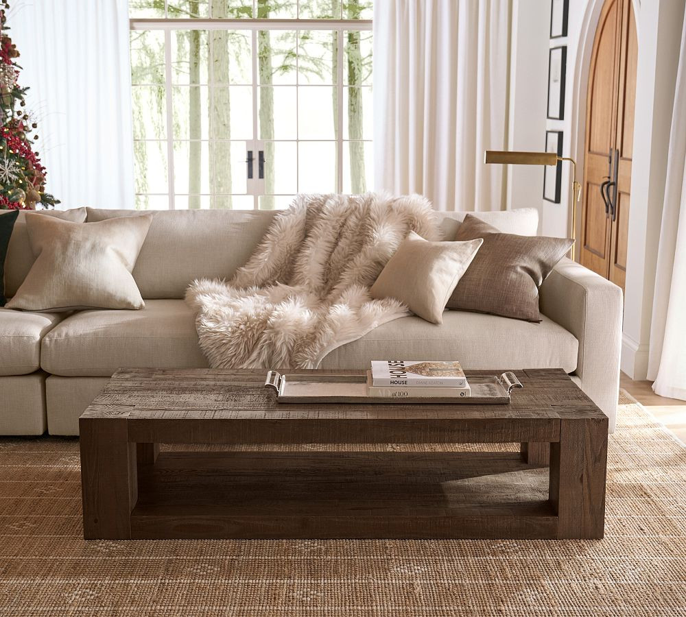 Rockport Rectangular Reclaimed Wood Coffee Table (66") | Pottery Barn (US)