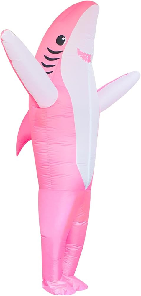 Adults Inflatable Halloween Costumes Blow Up Shark Costume for Halloween, Birthday Gift Cos Play ... | Amazon (US)