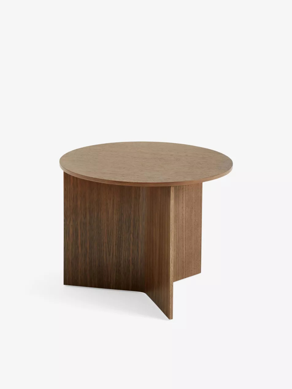 Slit round power-coated steel side table 35.5cm | Selfridges