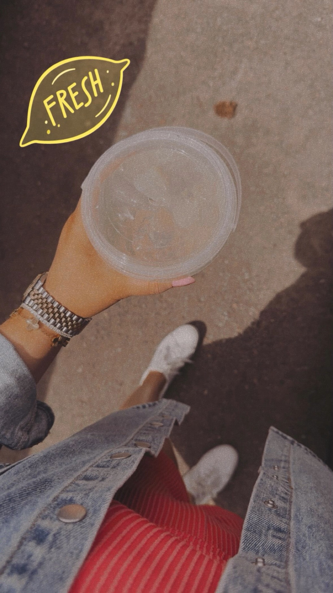 Fresh squeezed lemonade just hits different at a festival 🍋✨ This set has been on repeat lately 🧡 Easy, lightweight, and perfect for warm days paired with my go to denim layer + everyday accessories☀️ orange two piece set | summer two piece outfit | matching set outfit | festival outfit inspo | casual summer outfit | boho summer style | oversized denim button down | denim layering outfit | lightweight summer layers | white platform sneakers outfit | comfy summer shoes | everyday jewelry stack | diamond tennis bracelet | gold watch stack | festival style outfit | summer street style | casual chic outfit | warm weather outfit ideas | effortless summer look | amazon fashion finds

#LTKootd #LTKgrwm #LTKvlog