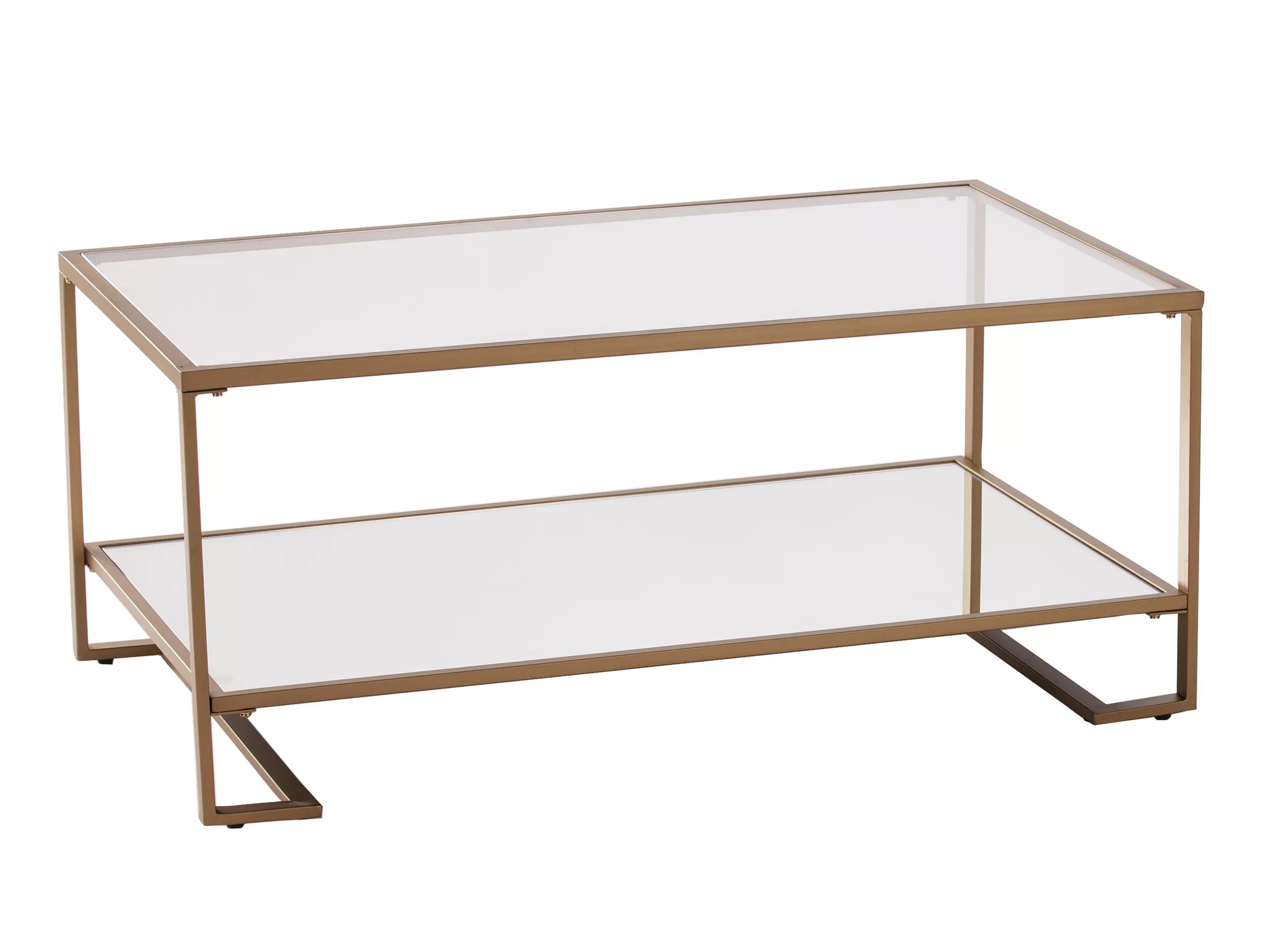 Callen Sled Coffee Table with Storage | Wayfair North America