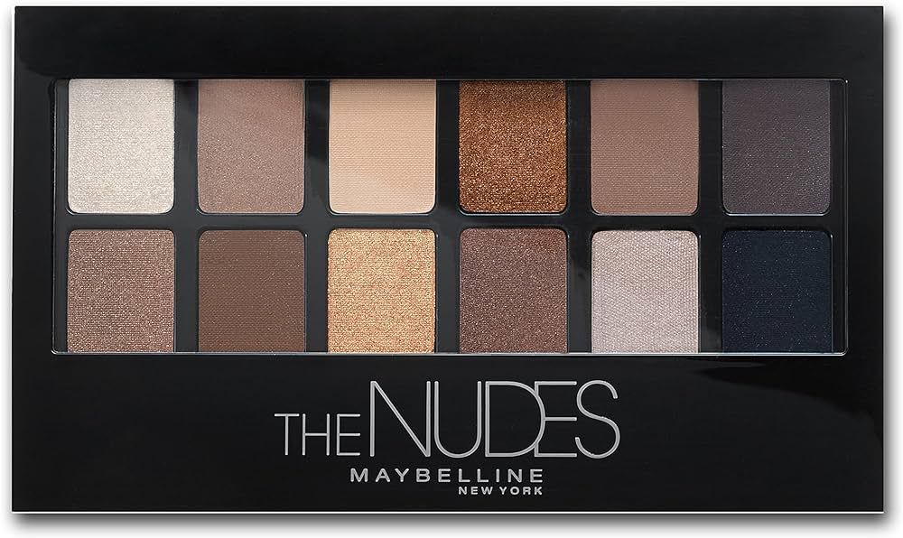 Maybelline The Nudes Eyeshadow Palette Makeup, 12 Pigmented Matte & Shimmer Shades, Blendable Pow... | Amazon (US)