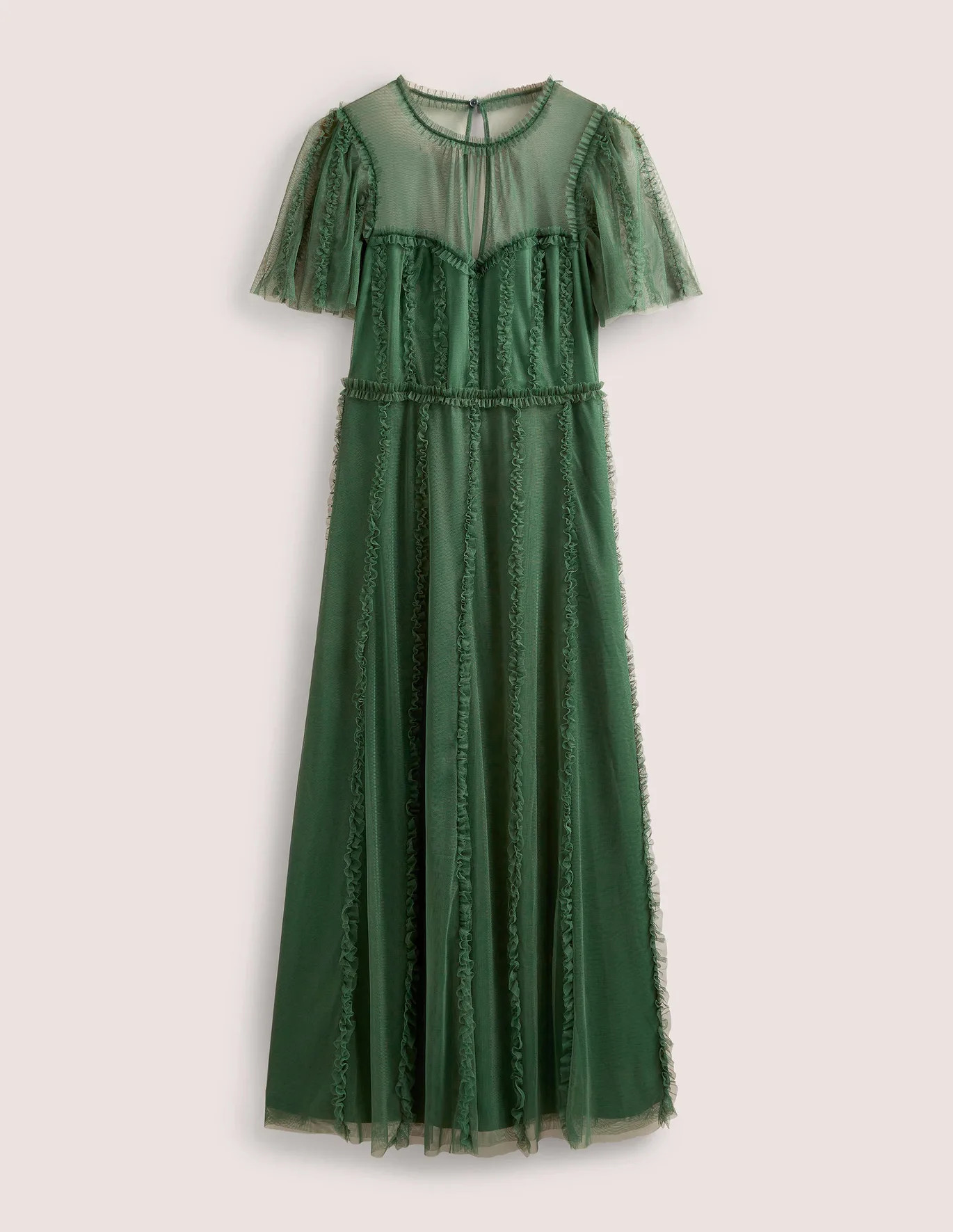 Frill Tulle Maxi Dress | Boden (US)