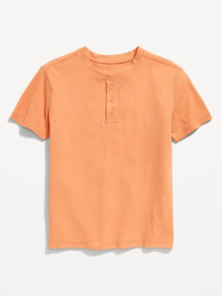 Short-Sleeve Henley T-Shirt for Boys | Old Navy (US)