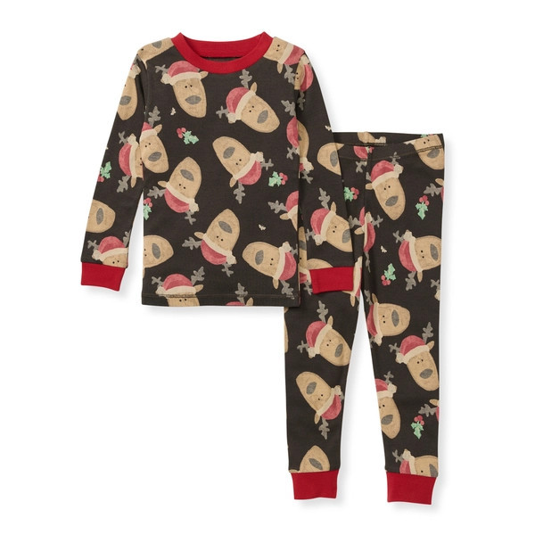 Jolly Reindeer Organic Cotton Matching Family Pajamas | Burts Bees Baby