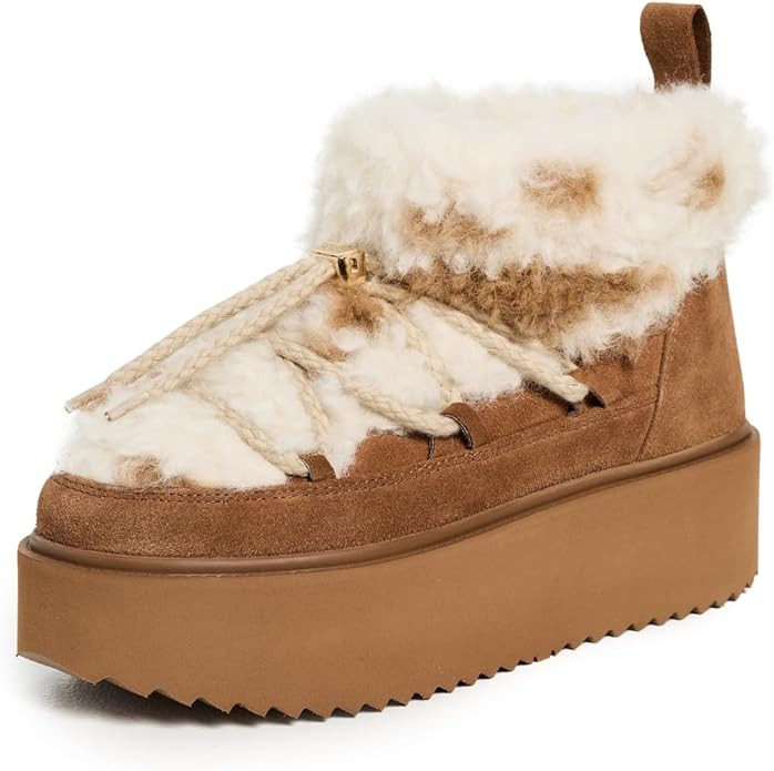 INUIKII Women's Teddy Platform Boots | Amazon (US)