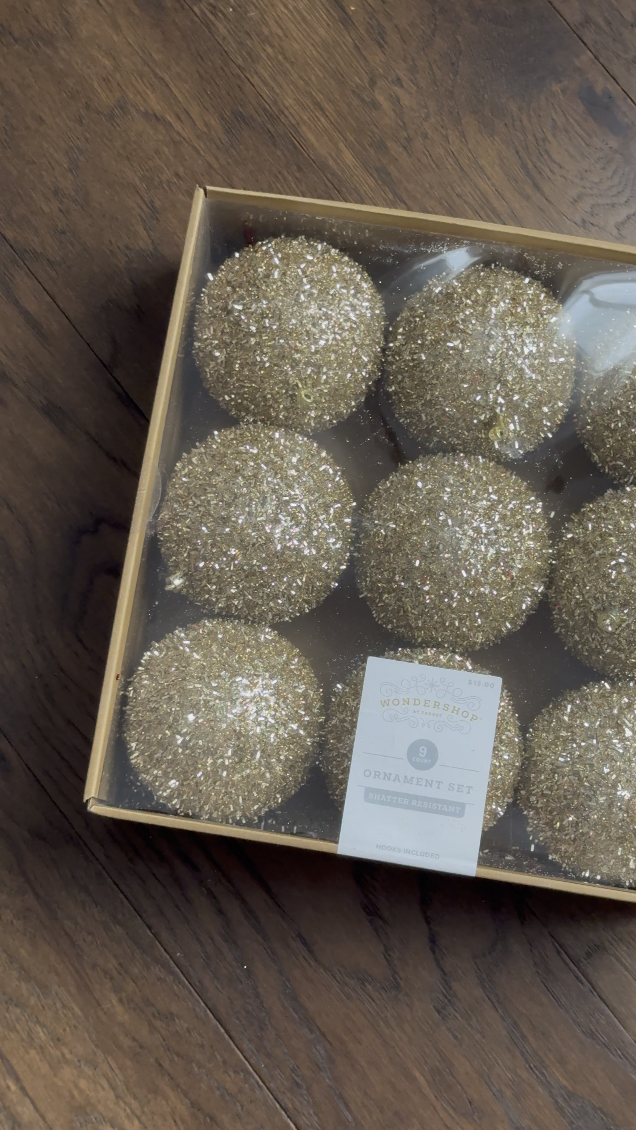 This sparkly ornament set is on sale for under $8! Target ornaments. Christmas ornaments. Target sale. Target Christmas. 

#LTKWatchNow #LTKHome #LTKHoliday