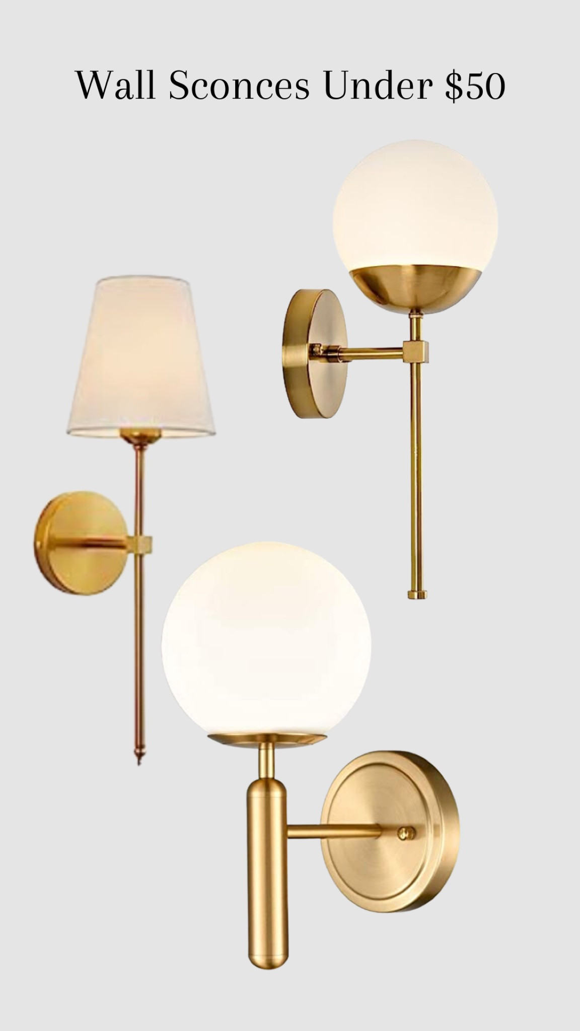 Wall Sconces Under $50 #wallsconce #sconces #homedecor #decor #lighting

#LTKFind #LTKunder50 #LTKhome