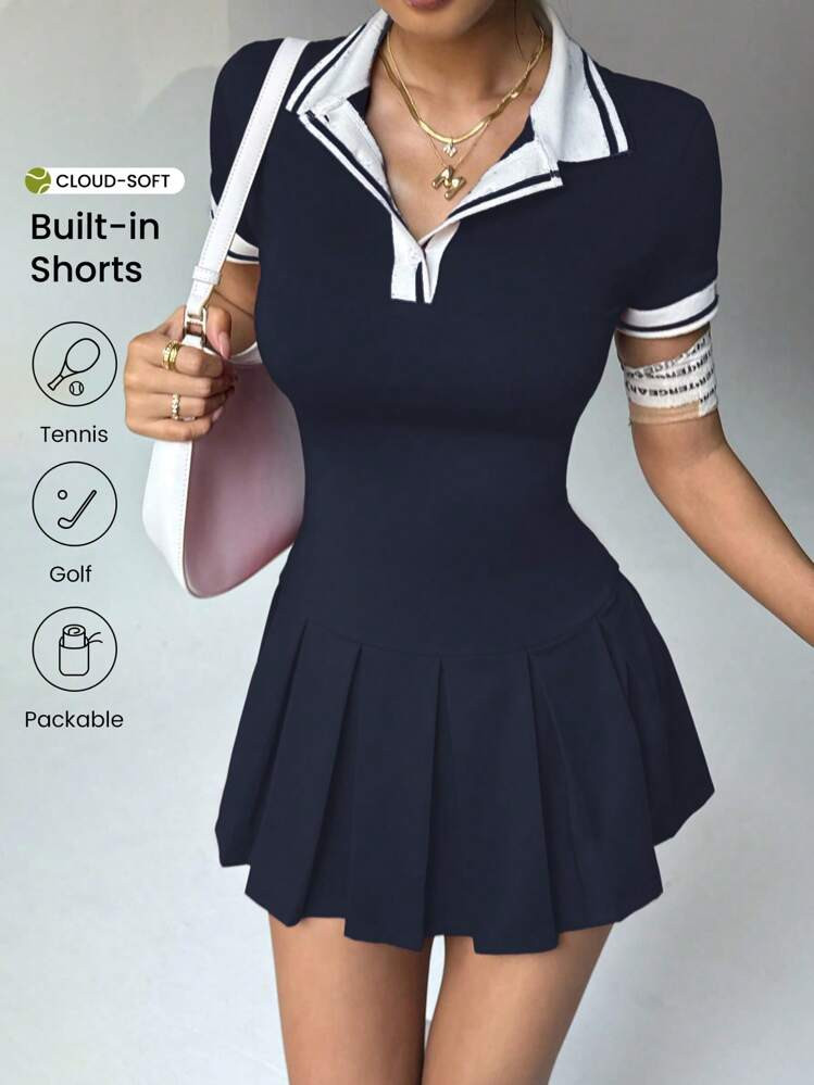 CourtClass Yoga Sports Tennis Dress Athletic Dress | SHEIN