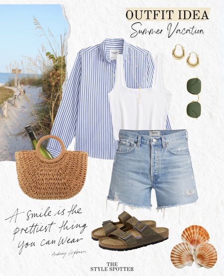 Summer Outfit Ideas 💐 
A summer outfit isn’t complete without versatile essentials and soft colors. This casual look is both stylish and practical for an easy summer outfit. The look is built of closet essentials that will be useful and versatile in your capsule wardrobe.  
Shop this look👇🏼 🌺 ☀️ 


#LTKU #LTKSeasonal #LTKStyleTip
