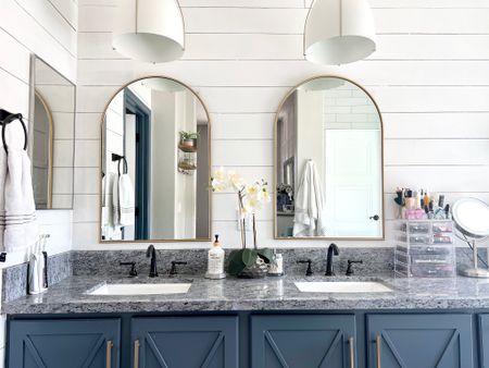 How beautiful are Lina’s bathroom mirrors?! 😍 They’re from Home Depot and on sale right now! 

#LTKsalealert #LTKhome #LTKFind