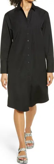 Pleat Back Poplin Duster | Nordstrom