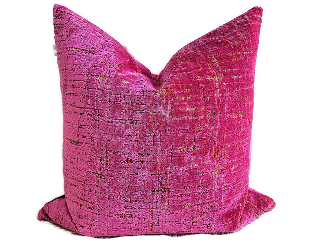 Fuchsia Pink Pillow Cover | Etsy (US)