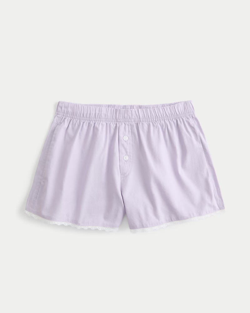 Women's Cotton Boxer Shorts from Hollister | Hollister (US)