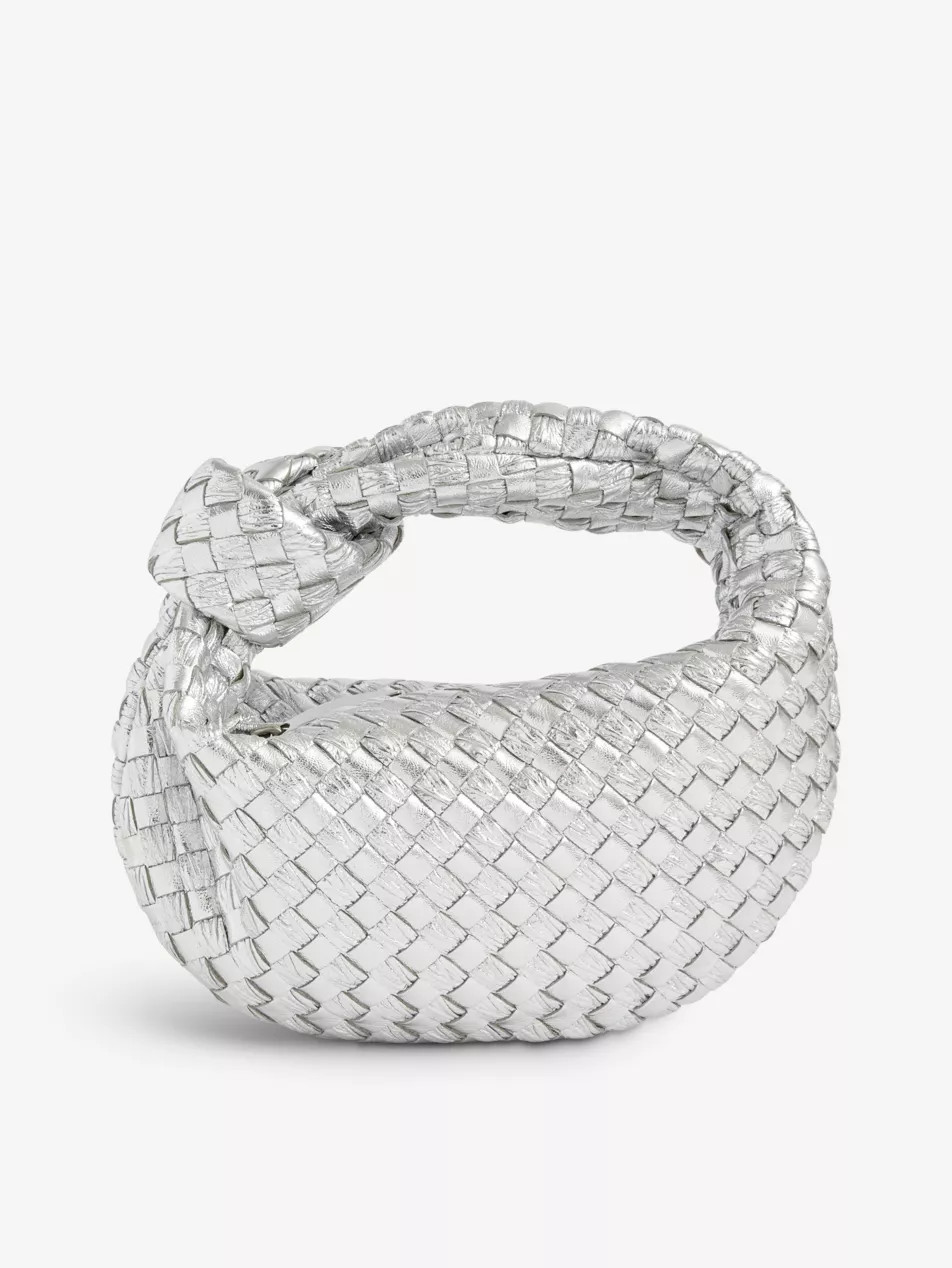 Mini Jodie Intrecciato leather shoulder bag | Selfridges