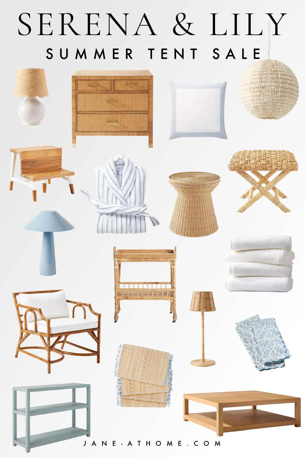 The Serena & Lily 2026 Summer Tent Sale, with up to 70% off and free shipping on hundreds of styles, is the best time to shop for home decor, outdoor furniture, lighting, rugs, counter stools, coffee tables, and more! 

 #LTKSeasonal #LTKHome #LTKSaleAlert