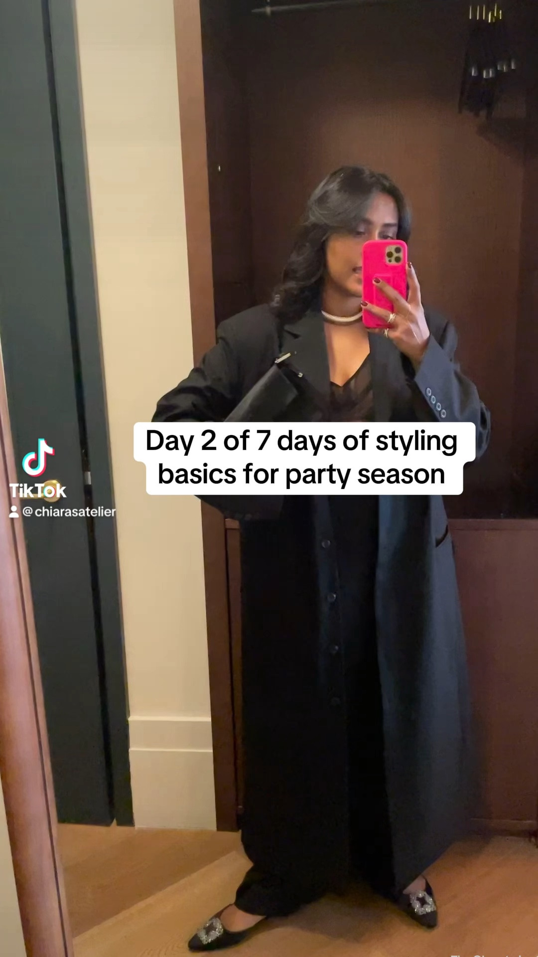 All black party look 
Raey sheer dress 
Sheer dress 
The row look for less 
Cos trousers 
Manolo blahnik flats 

#LTKHoliday #LTKparties #LTKstyletip