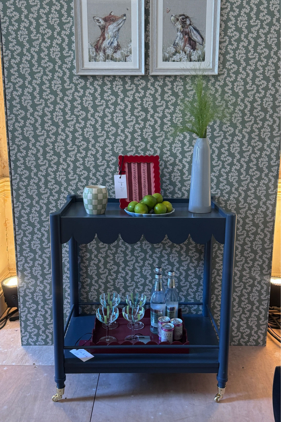 Scallop drinks trolley #trolley #scallops #scallopfurniture #classic #drinkstrolley 

#LTKeurope