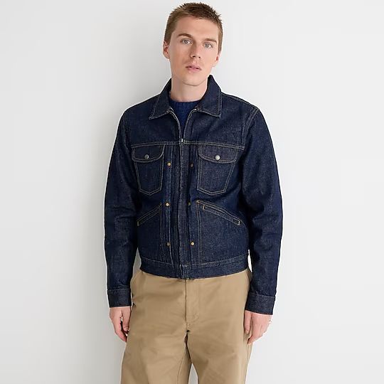 Wallace & Barnes ranch jacket in Japanese selvedge denim | J.Crew US