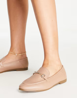 Accessorize snaffle loafers in beige | ASOS (Global)