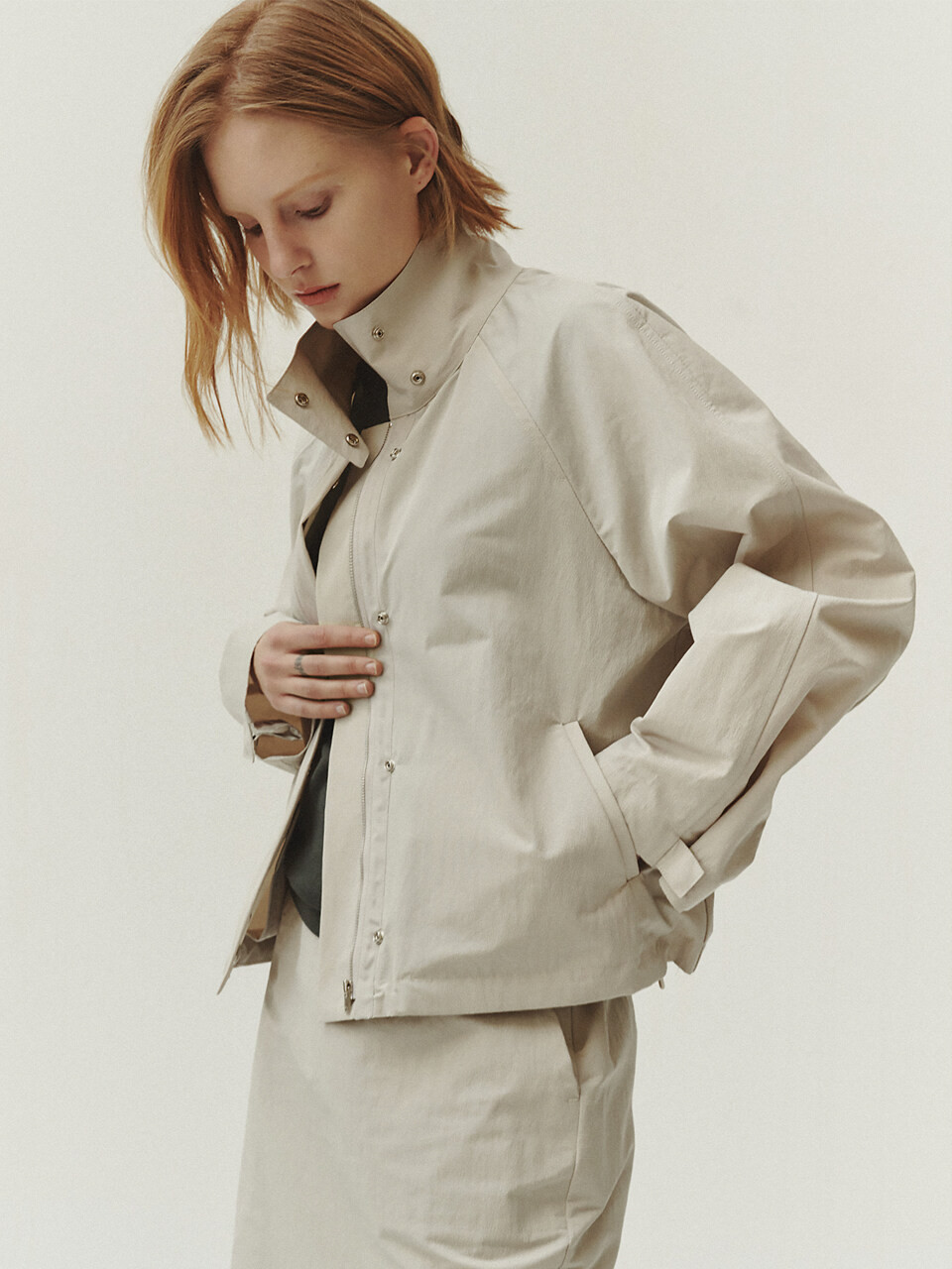 Crispy High Neck Jacket (2 colors) | W Concept (US)
