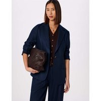 Whistles Relaxed Blazer Navy Mix | Marks & Spencer (UK)