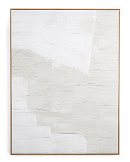 30x40 Stone Abstract Walnut Framed Wall Art | Marshalls