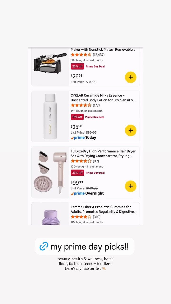 my prime day picks!! 

 #LTKSaleAlert