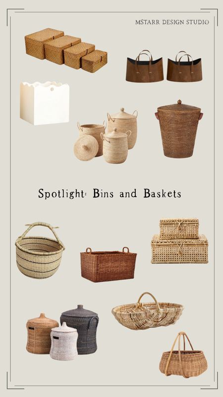 Bins and baskets are the unsung heroes in the home decor world. Use them for storage, to house your favorite plant, and as hampers, the options are endless! 

#amazonhome #westelm #mcgeeandco #wayfair #etsy #bohemianmama #serenaandlily #tjmaxx #target #potterybarn #oka #storage #functionaldecor #wicker #basketweave 

#LTKhome #LTKunder100 #LTKunder50