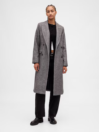Wool-Blend Chesterfield Coat | Gap (US)