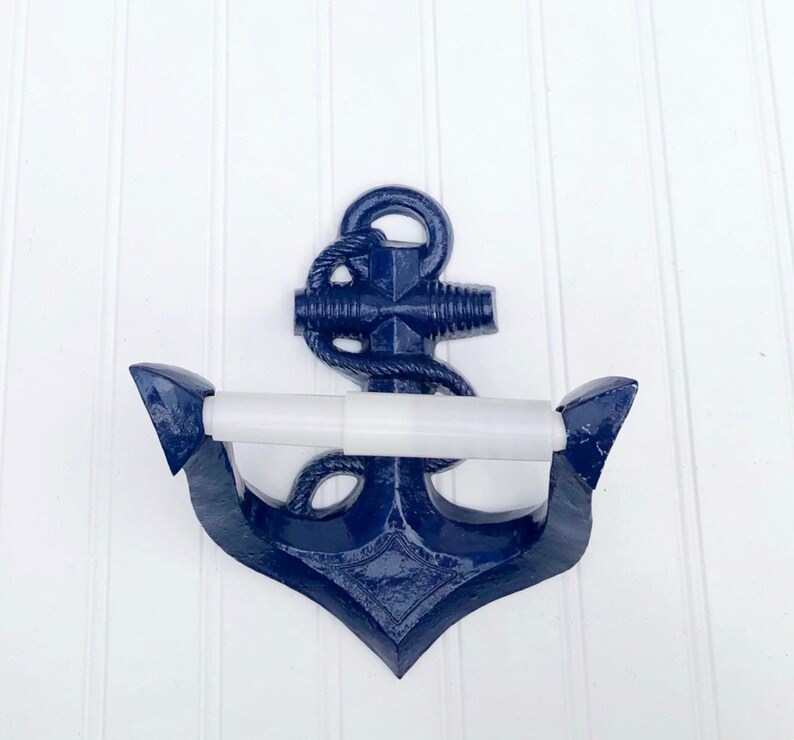 Anchor Toilet Paper Holder Whimsical Bathroom Decor Anchor | Etsy | Etsy (US)