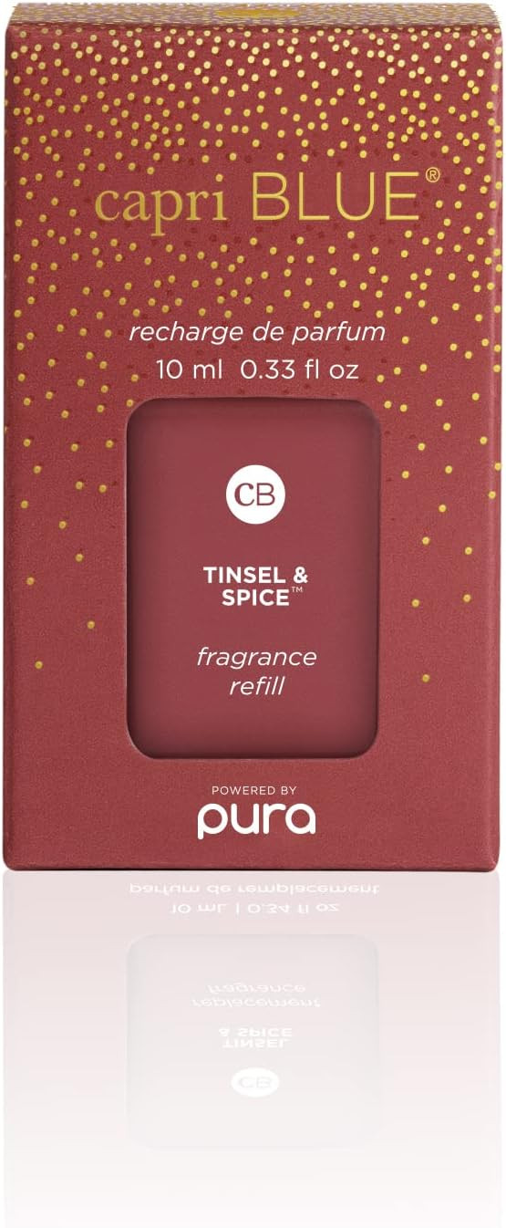 Capri Blue Pura Smart Home Plug-in Diffuser Refill – Tinsel & Spice Pura Refills – Pura Diffu... | Amazon (US)