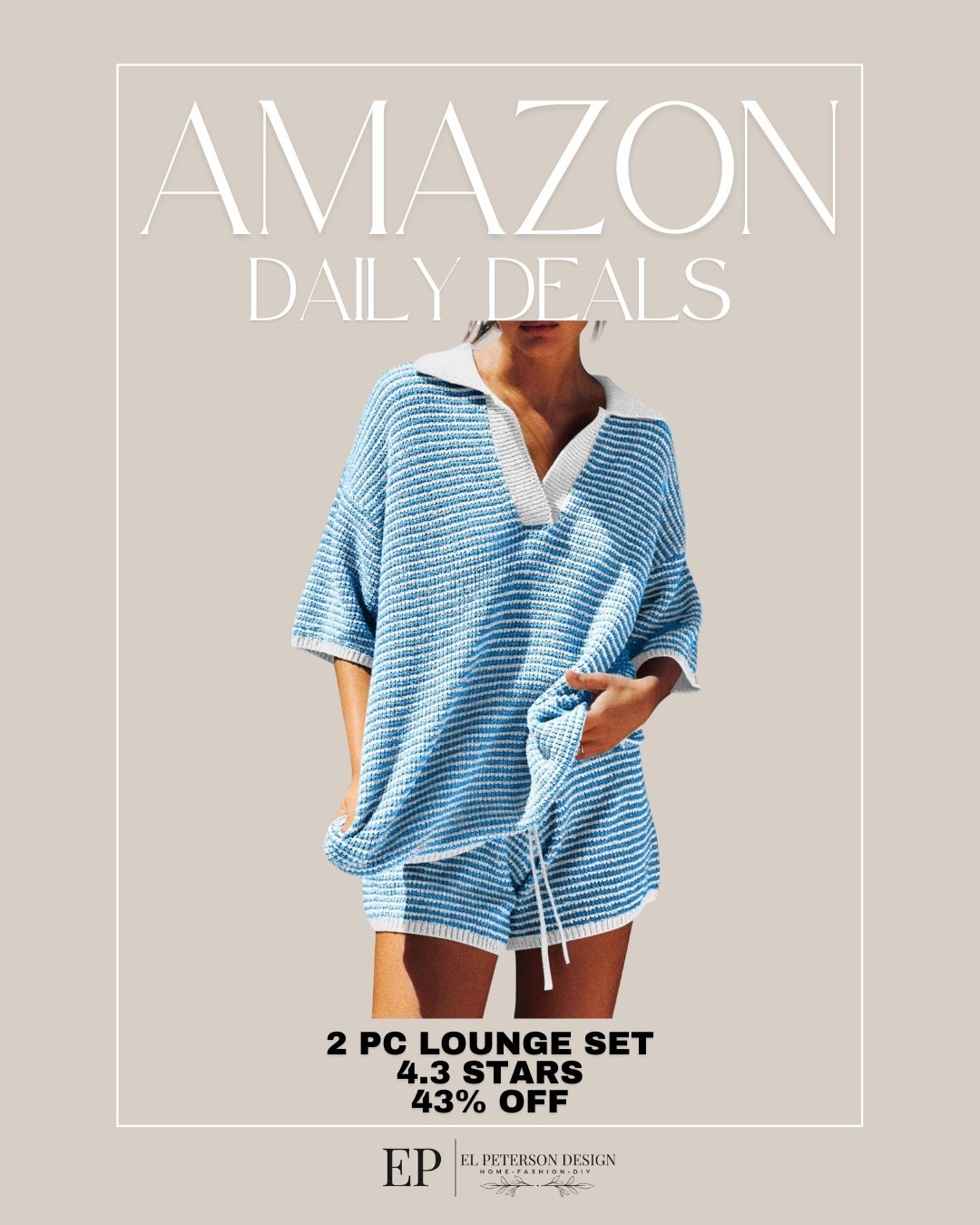 Amazon Daily Deals
Lounge set 

#LTKSaleAlert