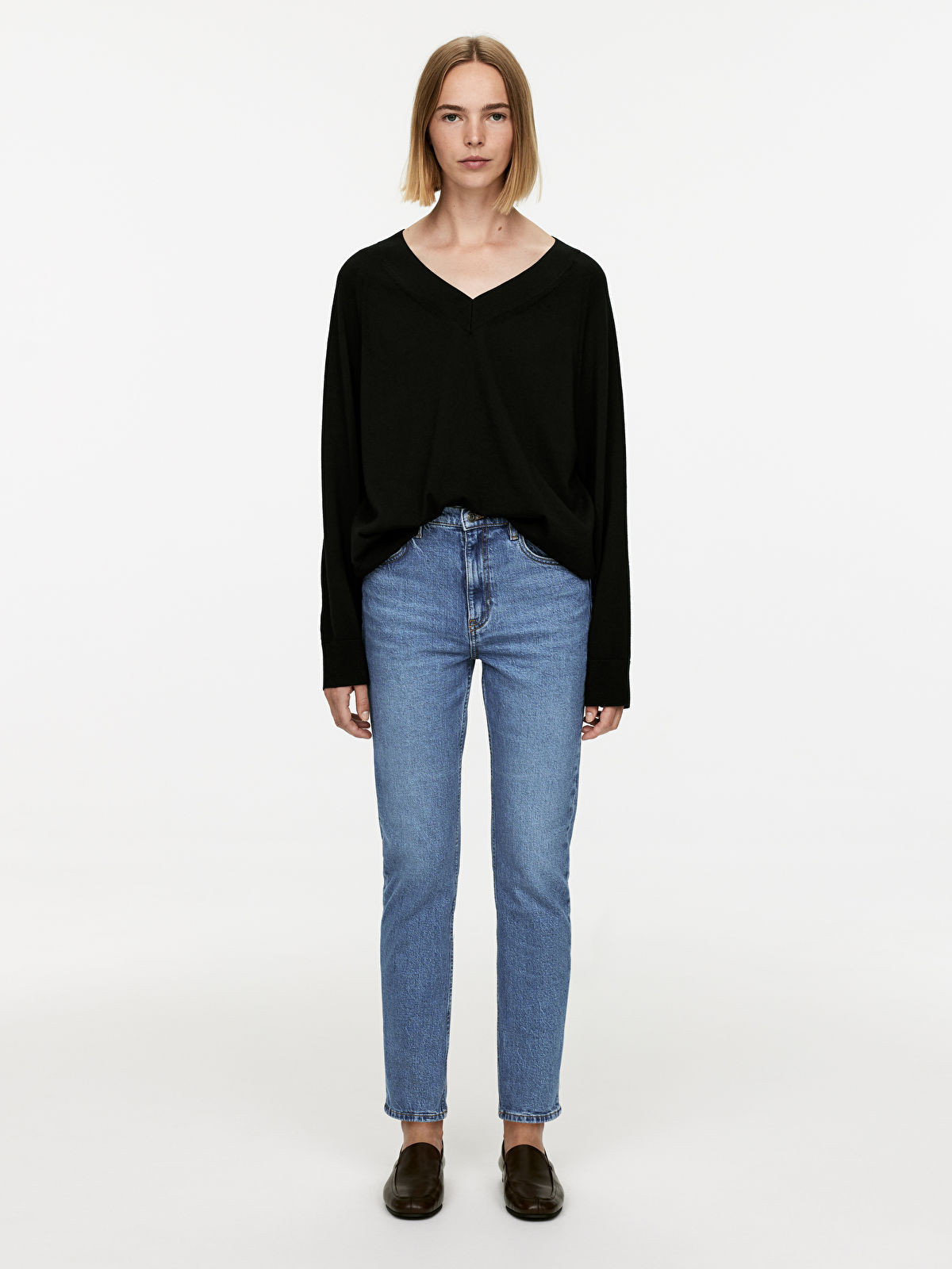 JADE CROPPED Slim Stretchjeans | Arket EU