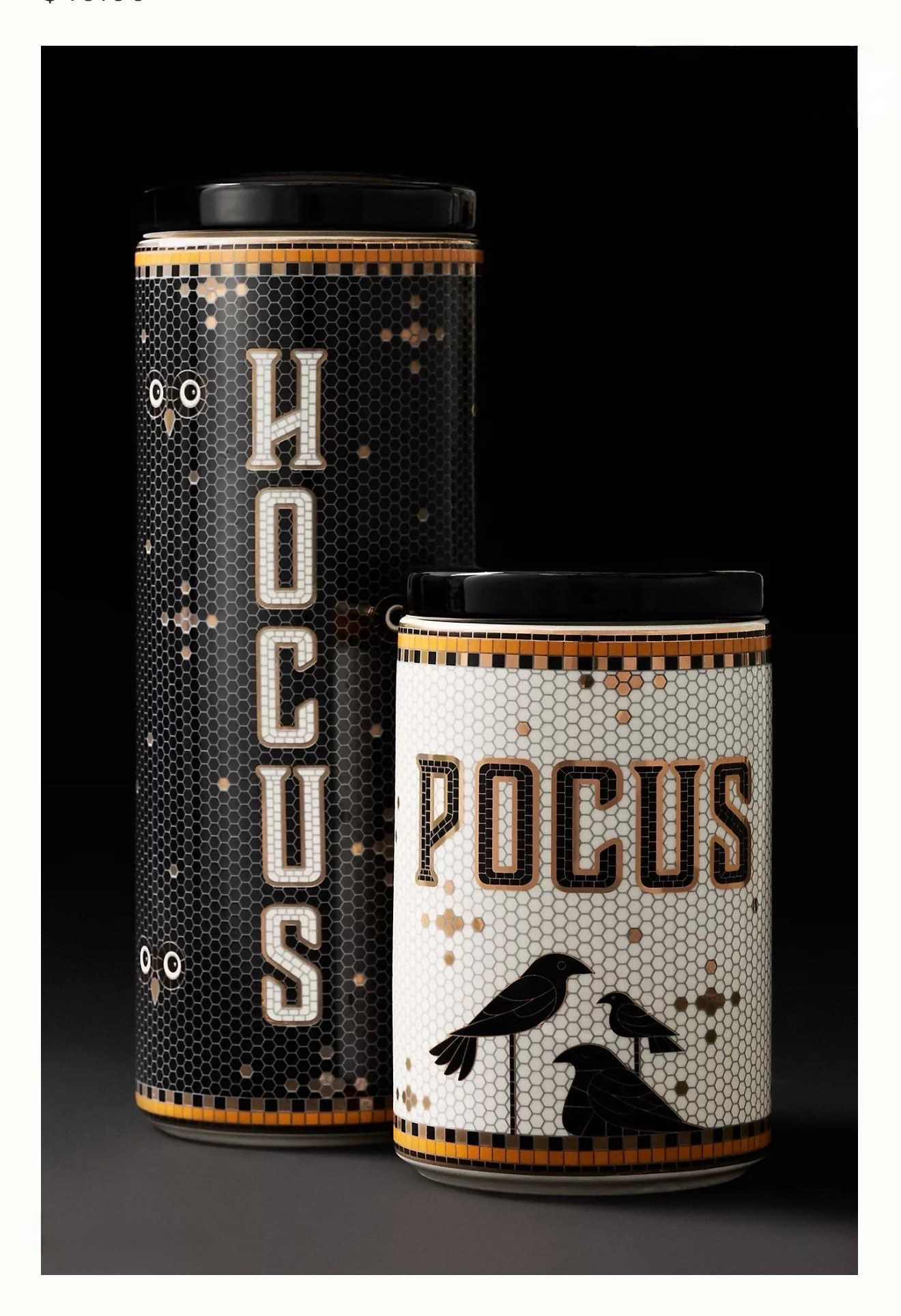 Bistro Tile Stoneware 24k Gold Accent Halloween Canister

Drawing inspiration from the many sidewalk cafes that dot Parisian boulevards, each talk-worthy table topper and beautiful bathroom accent makes the perfect statement

#LTKSeasonal #LTKHome #LTKmomlife