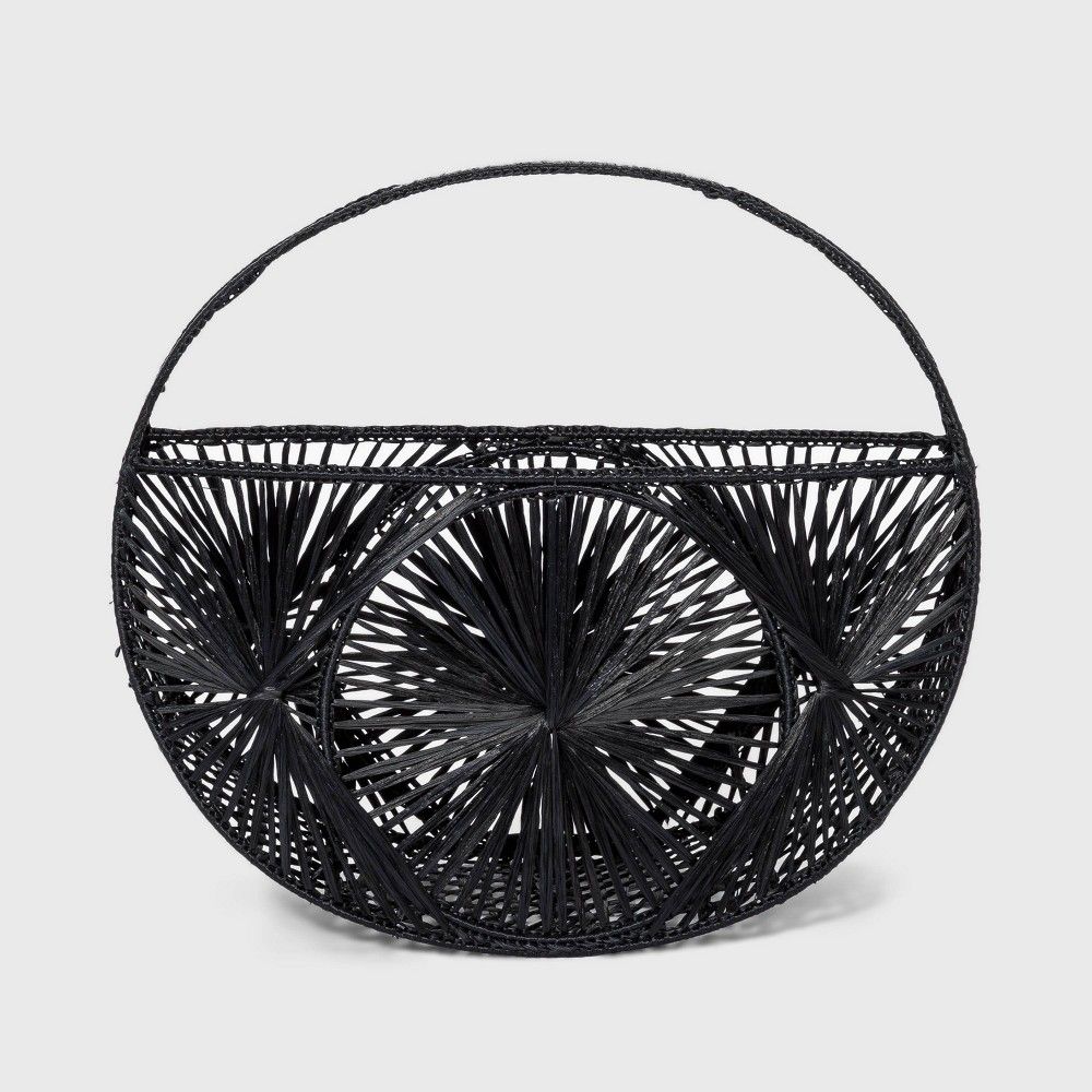 Woven Tote Handbag - A New Day Black | Target