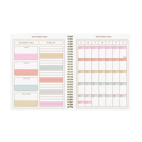 2023-2024 Rainbow Waves Academic Planner | The Container Store