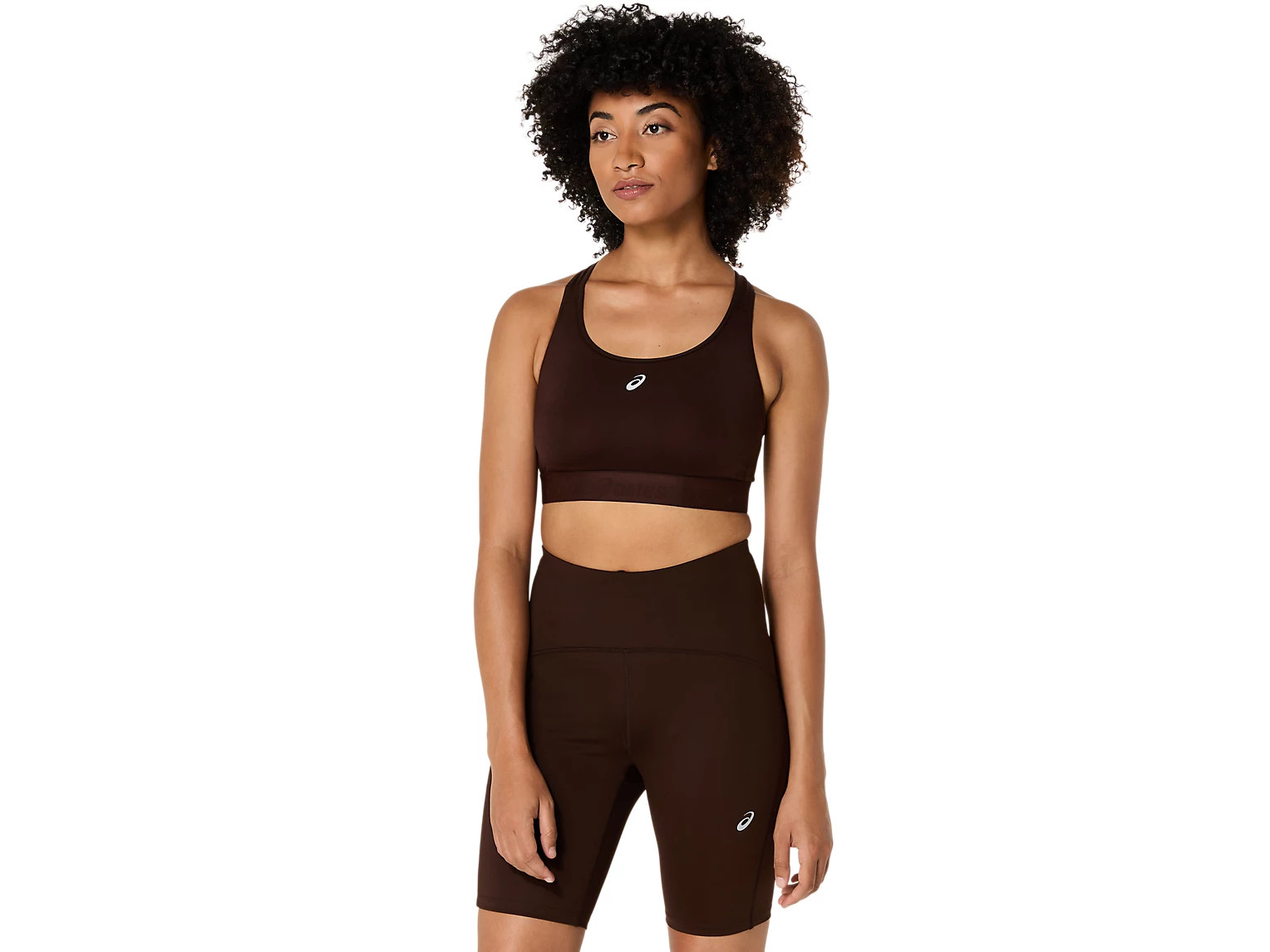 ROAD COMPRESSION BRA | Women | Coffee | Sports Bras | ASICS United States | ASICS (US)
