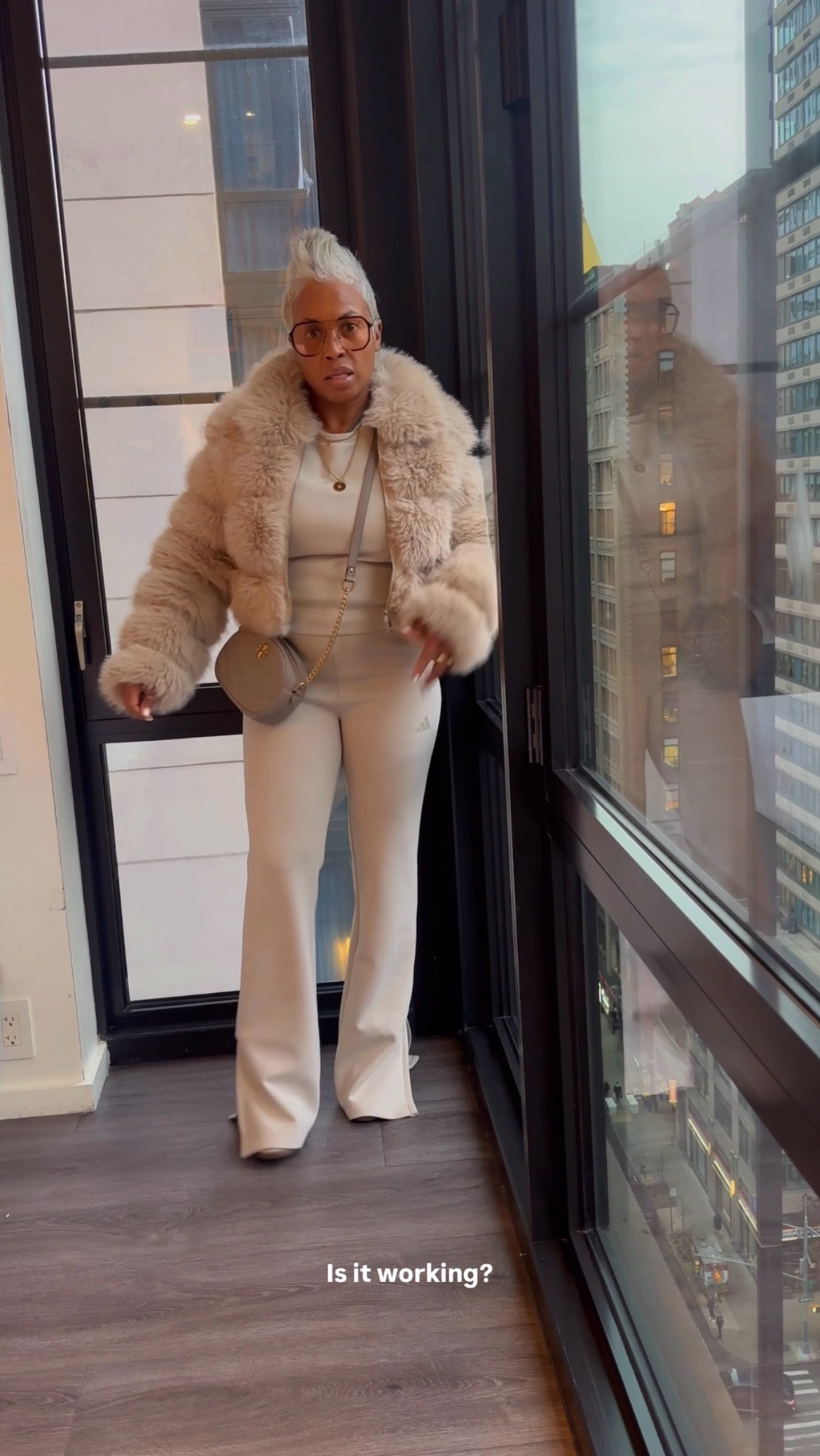 Cute n’ comfy on the go 😌
adidas set, a lil’ wedge, and faux fur for the drama.

For sizing reference: I'm 5'2 | 150lbs | ftts | wearing a medium | size 8 | wedge shoes

Disclaimer: Y’all know neutral pieces sell out FAST… don’t play!

#neutralootd #minimaliststyle #midlifefashion #neutralfashion #fallneutrals #everydaystyle #styleover50 #outfitideas #fashionover50 #cleanlook #xojalonda

#LTKOver40 #LTKgrwm #LTKHoliday