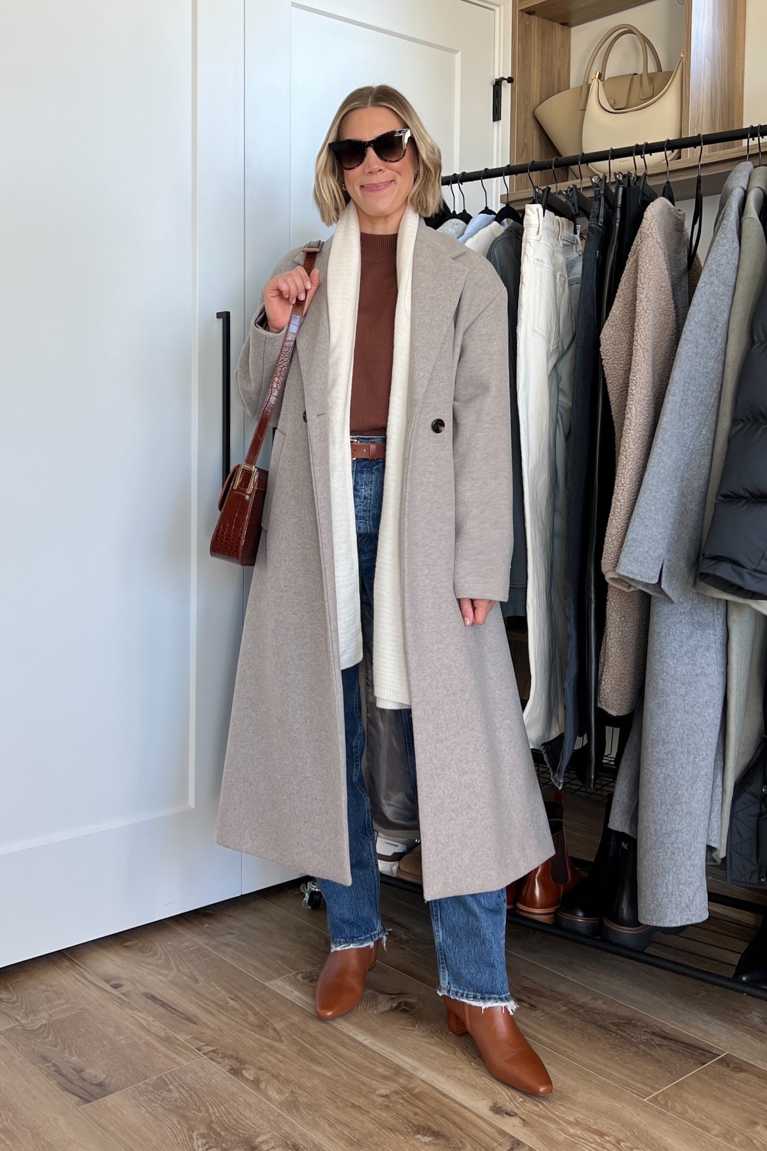 Wearing small Mockneck sweater, 25 jeans (sized down), small coat, small belt, boots tts

#LTKfindsunder100 #LTKSeasonal #LTKfindsunder50