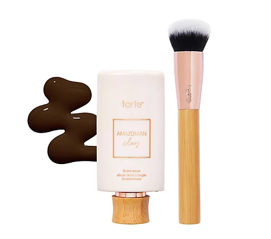 tarte Amazonian Clay Cloudberry Tinted Serum with Brush - QVC.com | QVC