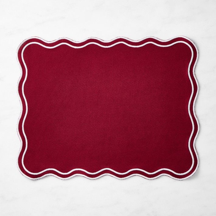 AERIN Scalloped Placemats, Set of 4 | Williams-Sonoma