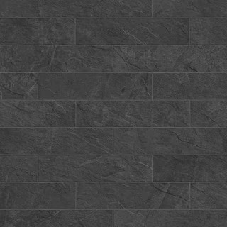 Slate Black 3 in. x 12 in. Stone Look Porcelain Floor and Wall Tile (3.39 sq. ft./Case) | The Home Depot