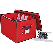 Primode Christmas Light Box Organizer | Holiday Light Storage Box with Lid Constructed Of Durable 60 | Amazon (US)