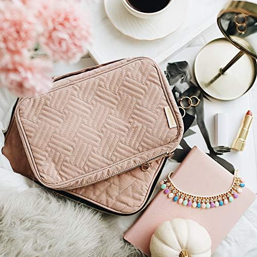 BAGSMART Jewelry Organizer Case Travel Jewelry Storage Bag for Necklace, Earrings, Rings, Bracele... | Amazon (US)