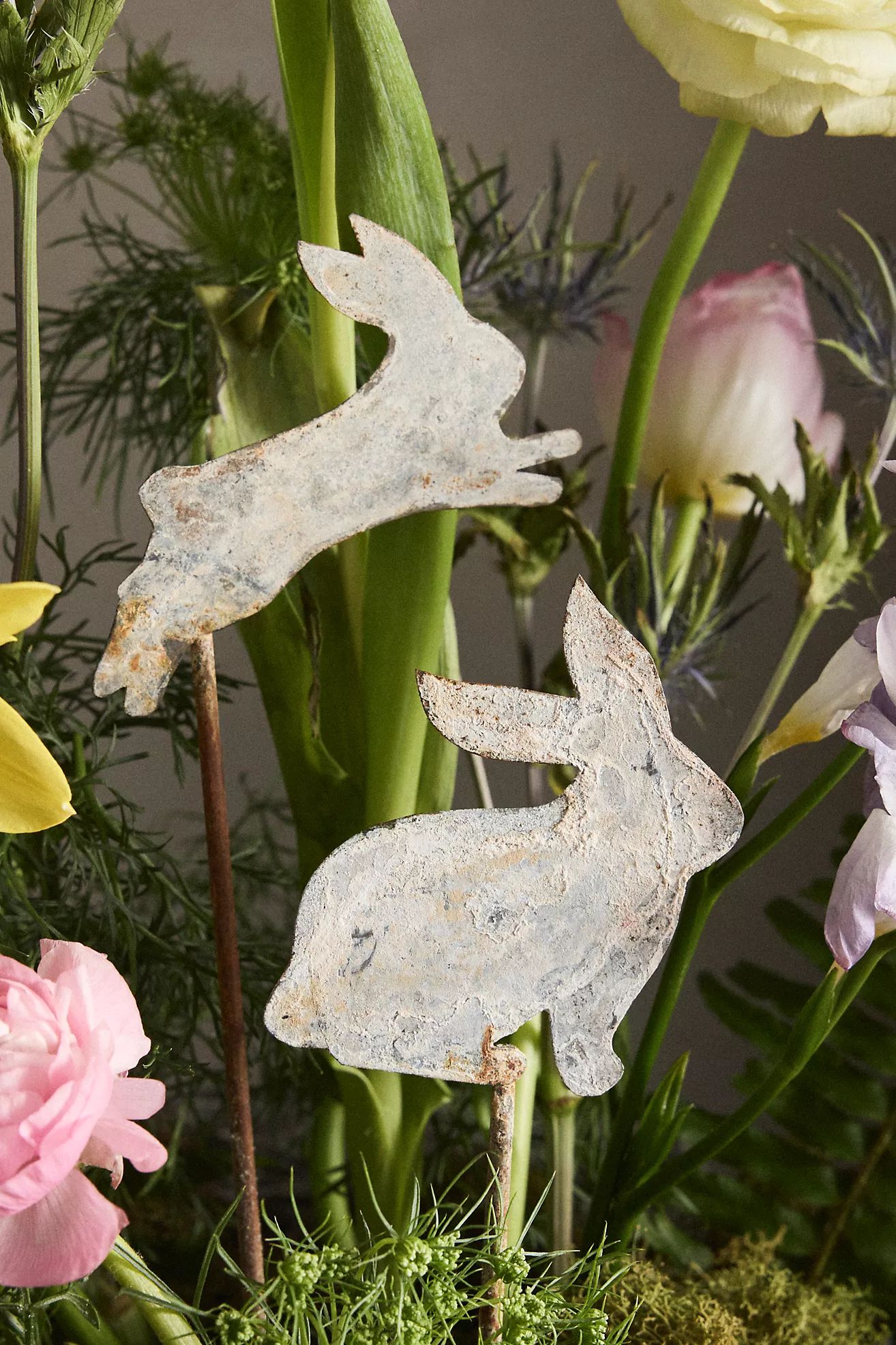 Bunny Iron Stakes, Set of 2 | Anthropologie (US)