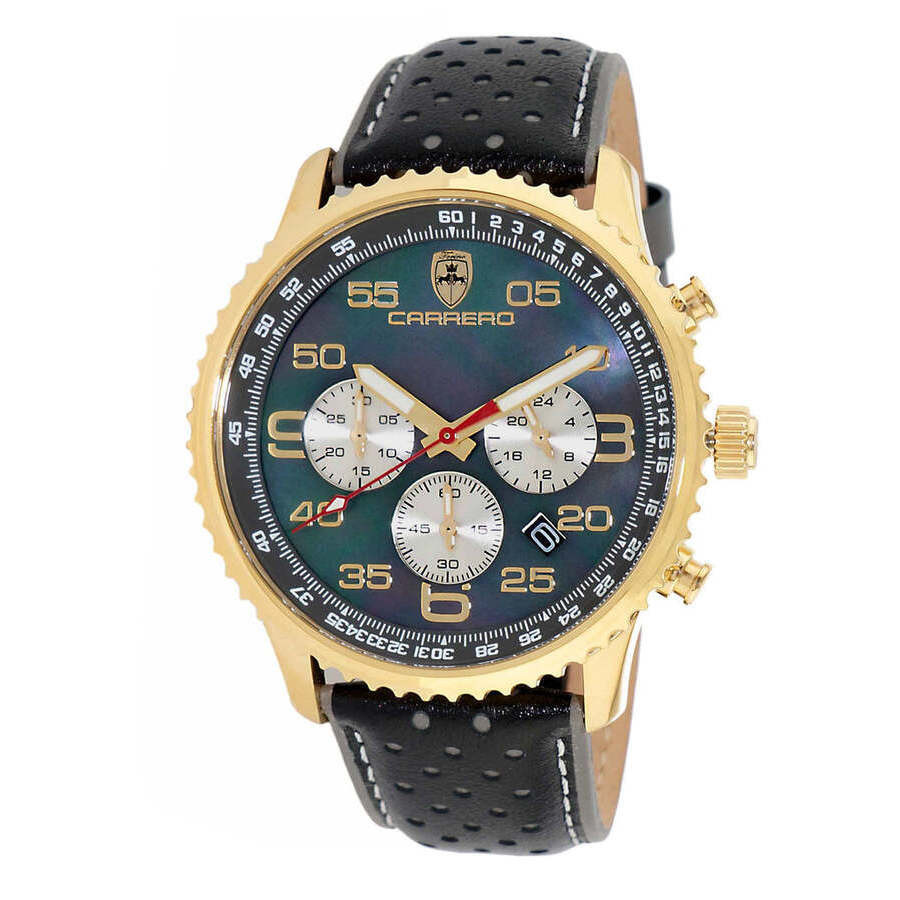 Torino Carrero Aureum Chronograph Quartz Black Dial Mens Watch C1G7023-BK | Jomashop.com & JomaDeals.com