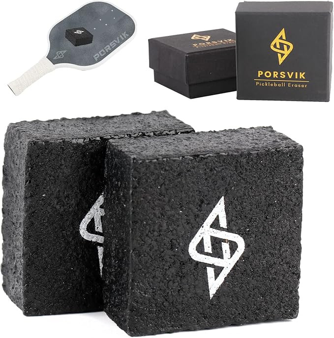 2-Pack Pickleball Paddle Cleaner and Eraser, Carbon Fiber Pickleball Paddles Cleaner, Rubber Bar ... | Amazon (US)